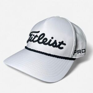 Titleist White and Black Golf Hat